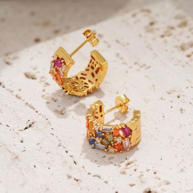 Regalia Hoop Earrings