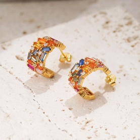 Regalia Hoop Earrings