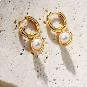 Lilia Pearl Drop Earrings
