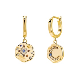 My Sun, Moon & Stars Drop Earrings