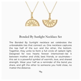 Bonded by Sunlight Necklace, Set of Two