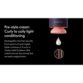Pre-Style Cream: Curly to Coily Light Conditioning