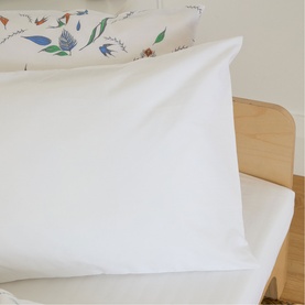 Fox & Friends Plain Toddler Pillowcase White