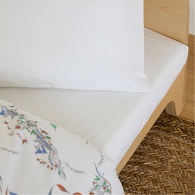 Fox & Friends Plain Toddler Pillowcase White