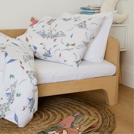 Fox & Friends Plain Toddler Pillowcase White