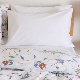 Plain Pillowcase Pair White