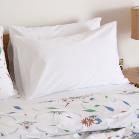 Plain Pillowcase Pair White