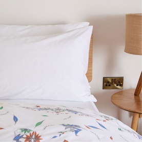 Plain Pillowcase Pair White