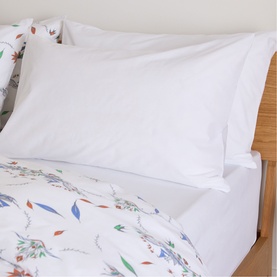 Plain Pillowcase Pair White