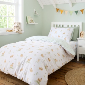 Mini Moo Duvet Set White