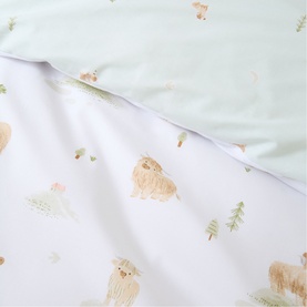 Mini Moo Duvet Set White