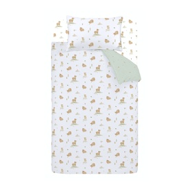 Mini Moo Duvet Set White