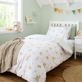 Mini Moo Duvet Set White