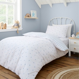 Mini Stars and Stripes Duvet Set Blue