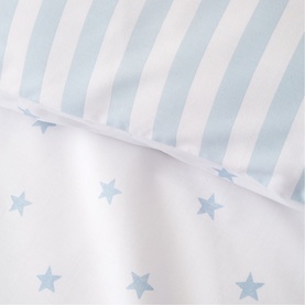 Mini Stars and Stripes Duvet Set Blue