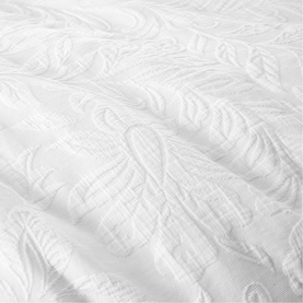 Fleur Matelasse Duvet Set White