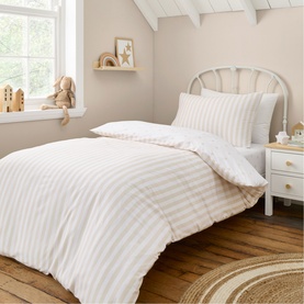Mini Stars and Stripes Duvet Set Natural