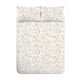 Thea Floral Duvet Set Green