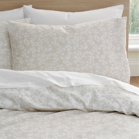 Shadow Leaves Duvet Set Natural
