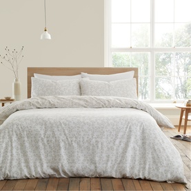 Shadow Leaves Duvet Set Natural