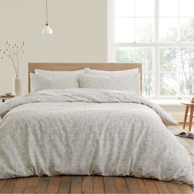 Shadow Leaves Duvet Set Natural