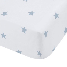 Mini Stars and Stripes Fitted Sheet Blue