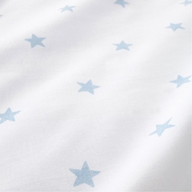 Mini Stars and Stripes Fitted Sheet Blue