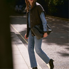 Oversized Quilted Gilet