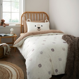 Cosy Bear Duvet Set Natural