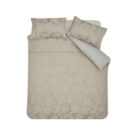 Opulent Jacquard Duvet Set Champagne