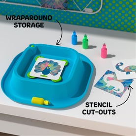 3D Neon Spin Motorised Art Station