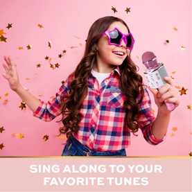 Bluetooth Karaoke Rhinestone Microphone