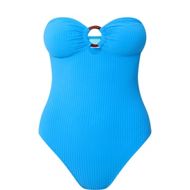 Cozumel Ocean Ribbed Swimsuit