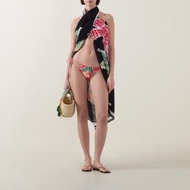Floral Brazilian Bikini Bottoms