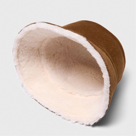 Reversible Corduroy Logo Bucket Hat