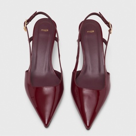 Patent Leather Slingback Pumps