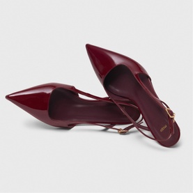 Patent Leather Slingback Pumps