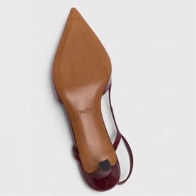 Patent Leather Slingback Pumps