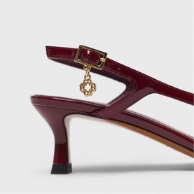 Patent Leather Slingback Pumps