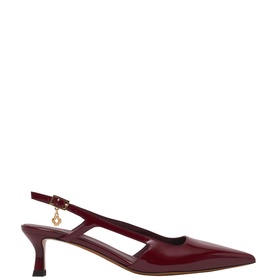Patent Leather Slingback Pumps