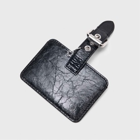 Miss M Distressed Leather Cardholder