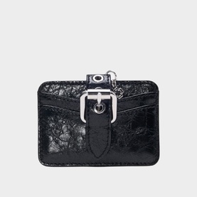 Miss M Distressed Leather Cardholder