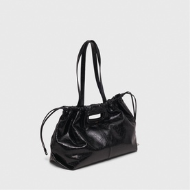 Miss M Leather Drawstring Shoulder Bag