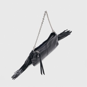 Miss M Distressed Leather Shoulder Bag