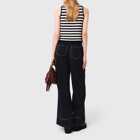 Belted Wide Leg Trousers