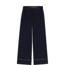 Belted Wide Leg Trousers