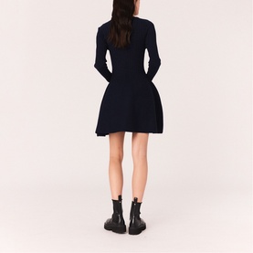 Ribbed Knit Mini Dress