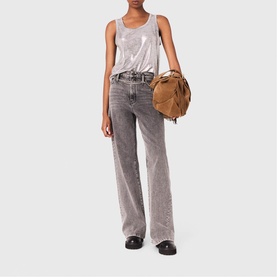Lam&eacute; Knitted Tank Top