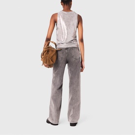 Lam&eacute; Knitted Tank Top