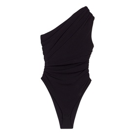 Asymmetric Off The Shoulder Bodysuit